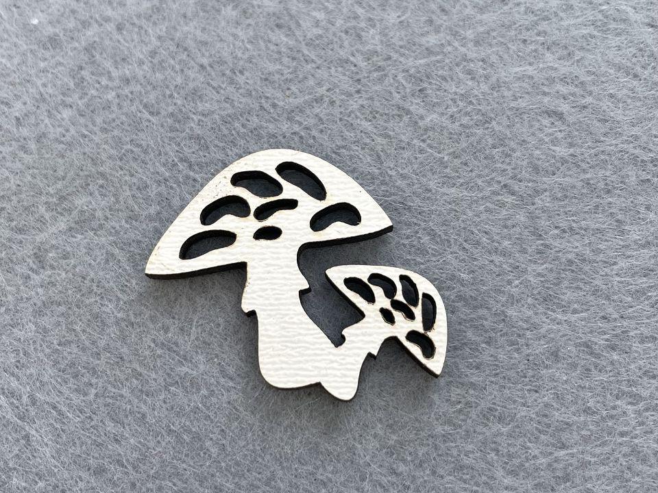 Декор из МДФ Грибы 50 шт. (21077)