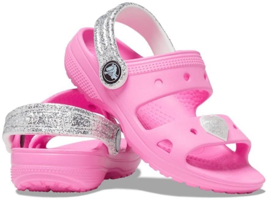 Сандалії для дівчинки Crocs Classic Glitter Sandal Pink р. 25/26 Рожевий (26057) Сандалії для дівчинки Crocs Classic Glitter Sandal Pink р. 25/26 Рожевий (26057)
