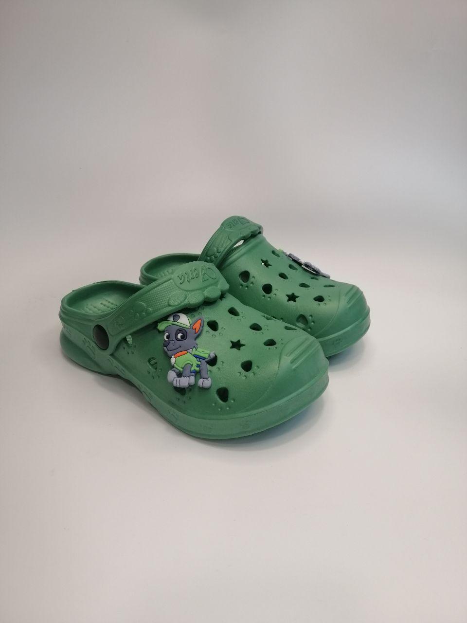 Сабо для мальчика Olimp р. 28 Зеленый (2221 зелені)