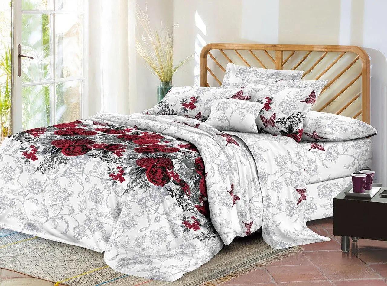 Комплект постельного белья Розы бязь двуспальный 180x210 см наволочки 70x70 см (mc1820776)