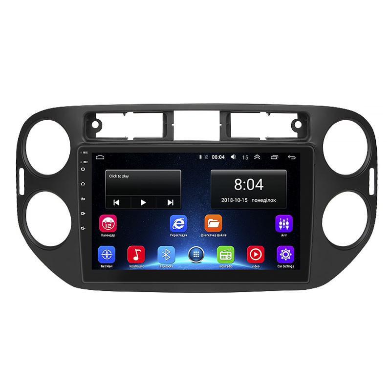 Автомагнитола штатная Lesko для Volkswagen Tiguan I 2007-2011 9" 2/32Gb Wi-Fi GPS Base MOB