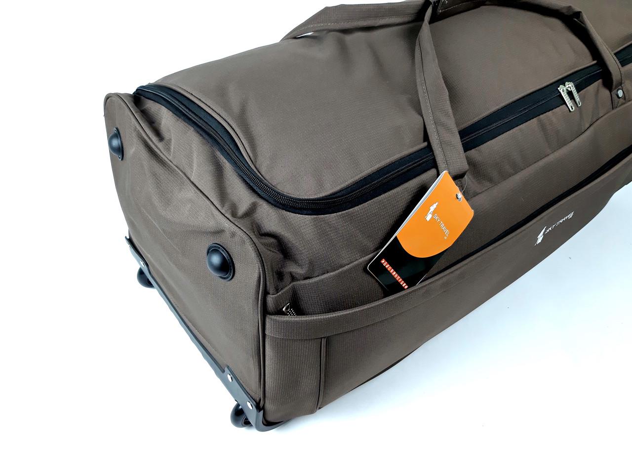 Сумка дорожня Sky Travel 62х31х28 см 60 л Коричневий (1053) - фото 3 Сумка дорожня Sky Travel 62х31х28 см 60 л Коричневий (1053) - фото 3