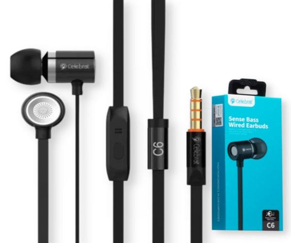 Наушники с микрофоном Celebrat C6 Черный (C6_249)