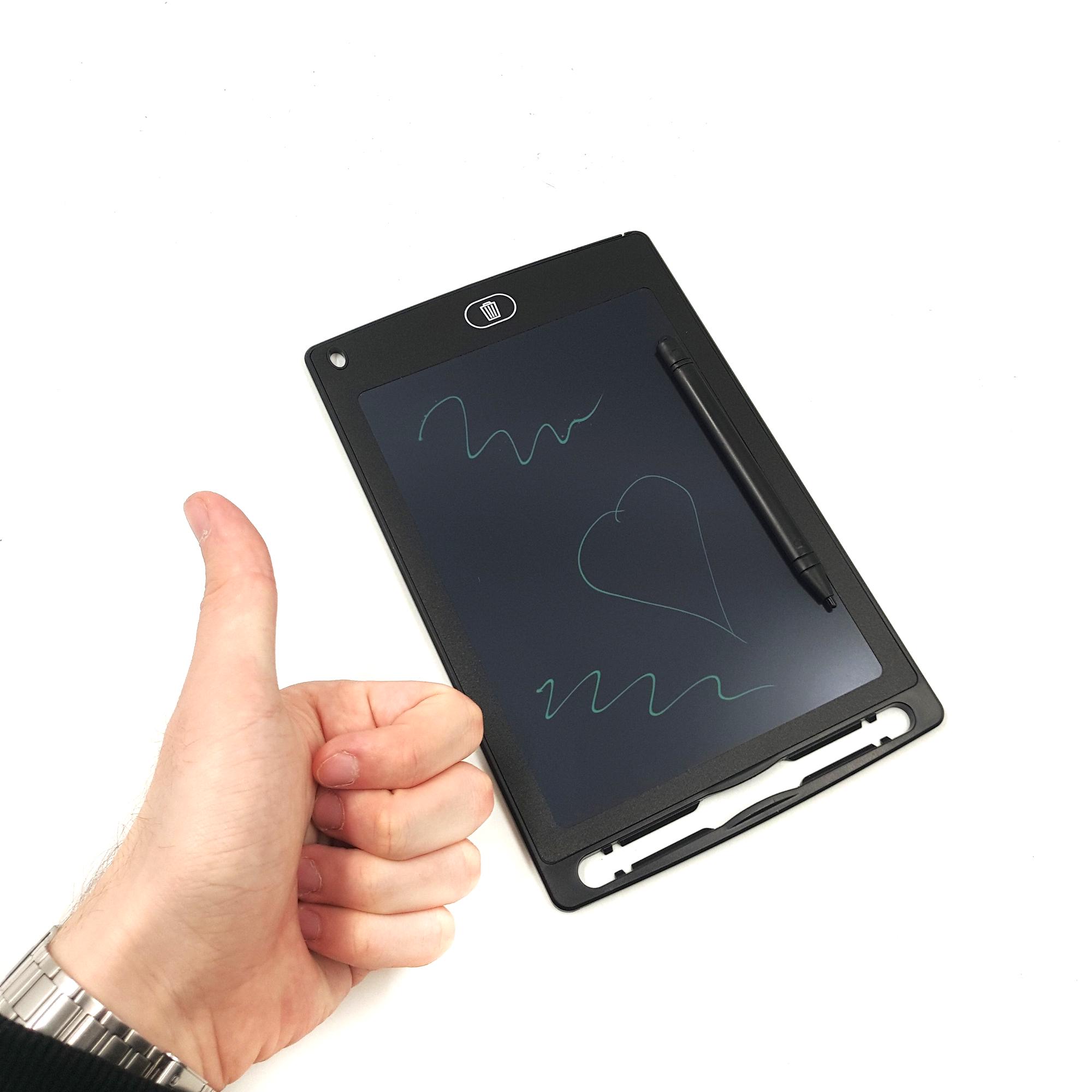 Доска для рисования TK GROUP LCD Pad с специальной ручкой 22 см Черный (86502ch) - фото 5 Доска для рисования TK GROUP LCD Pad с специальной ручкой 22 см Черный (86502ch) - фото 5