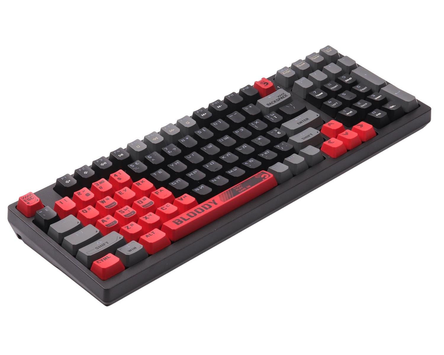 Клавиатура A4Tech S98 Bloody Sports Red BLMS RGB USB-A Black/Red (26449855) - фото 3