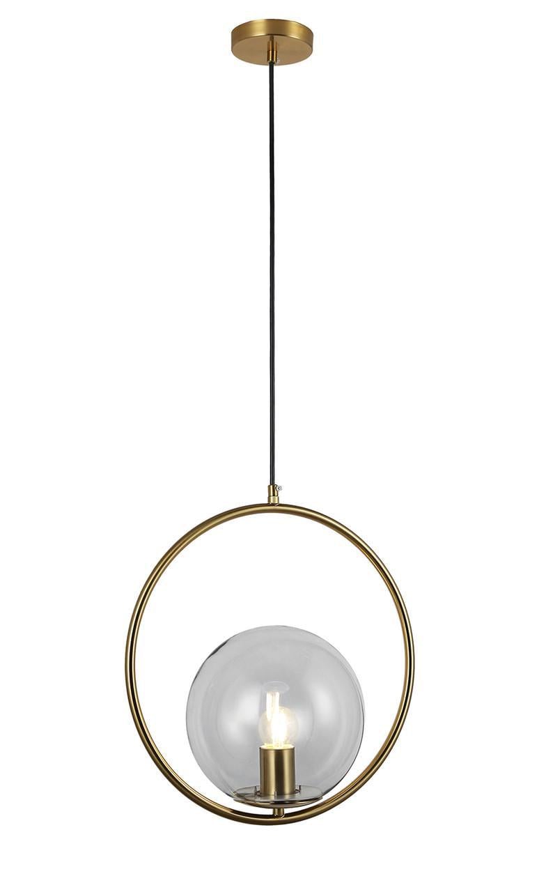 Подвесной светильник 9163620-1 BRZ+CL Прозрачный/Бронзовый