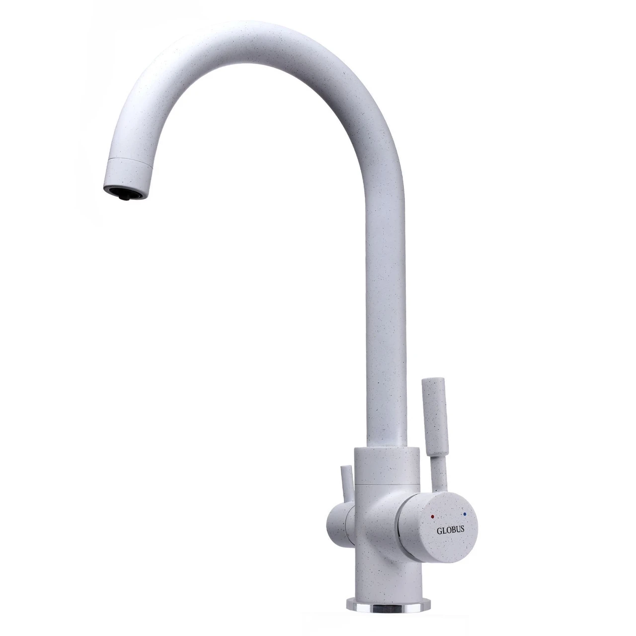 Смеситель для кухни под осмос Globus Lux LAZER GLLR-0333-7-WHITE (1000000587)