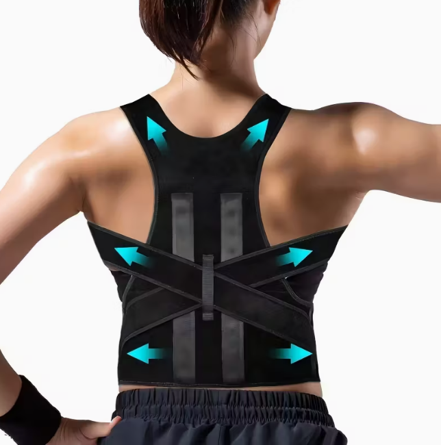 Корсет жіночий IYDOAMEA для вирівнювання спини/підтримка хребта M Чорний (1320/12) - фото 4