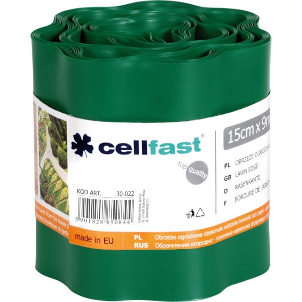 Бордюрная лента Cellfast огородно-газонная 30 Dark green (30-022)