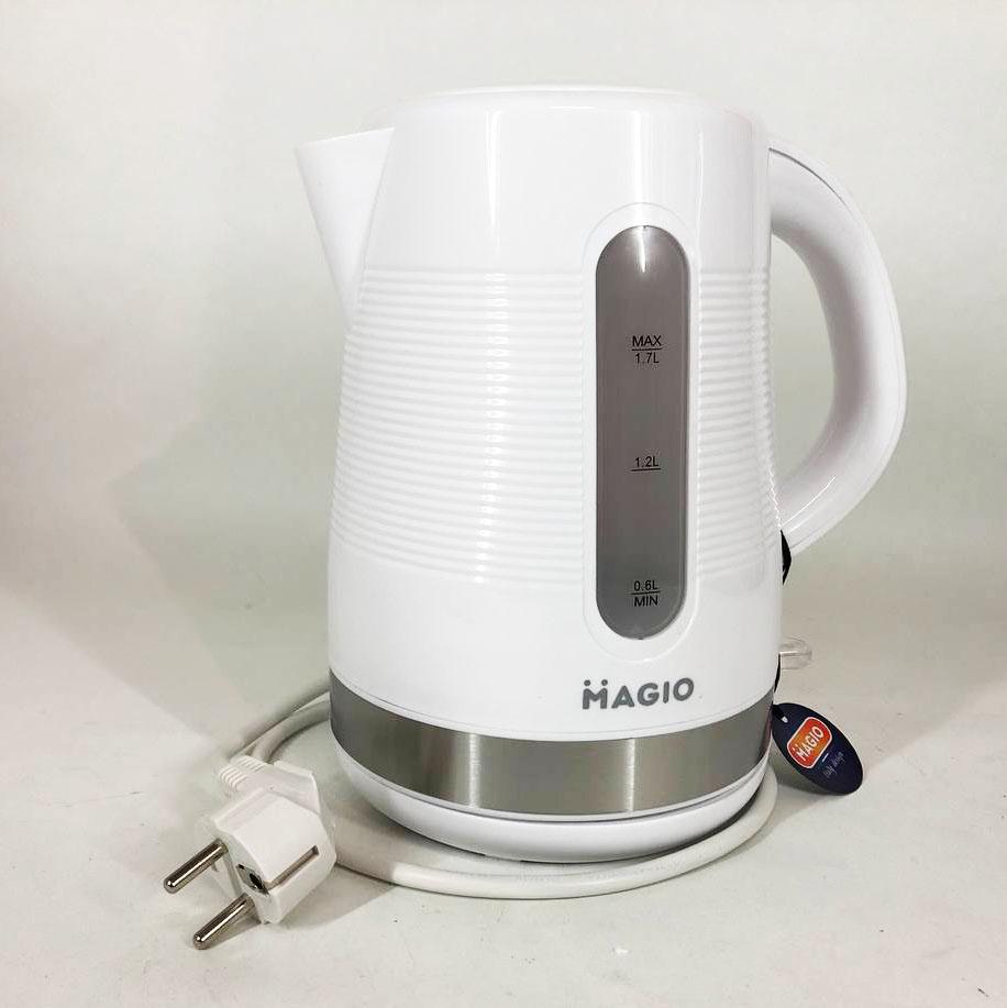 Електрочайник Magio MG-100 1,7 л Білий (254132) - фото 4 Електрочайник Magio MG-100 1,7 л Білий (254132) - фото 4