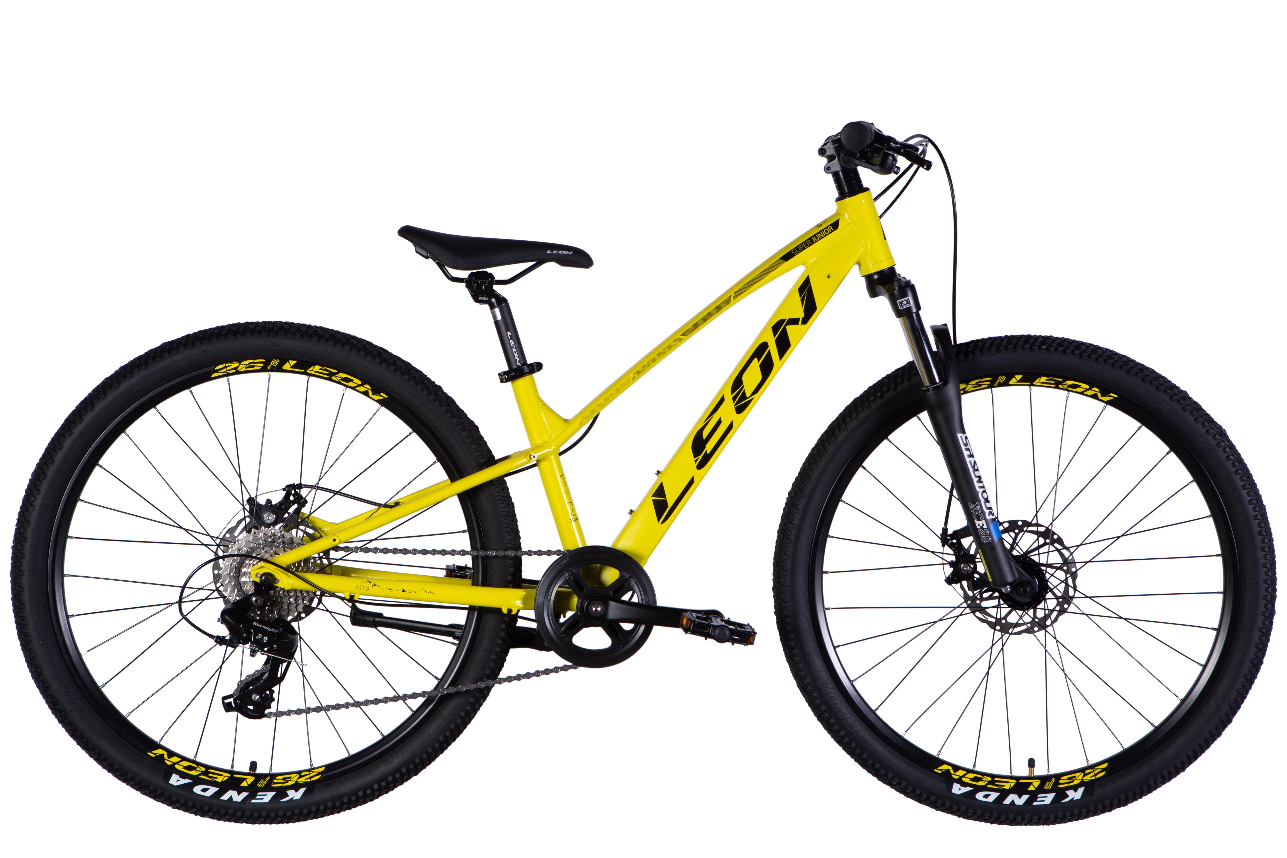 Велосипед Leon 2025 SUPER JUNIOR DD CS AL 26" рама 13" Желтый с черным (OPS-LN-26-110) - фото 1 Велосипед Leon 2025 SUPER JUNIOR DD CS AL 26" рама 13" Желтый с черным (OPS-LN-26-110) - фото 1