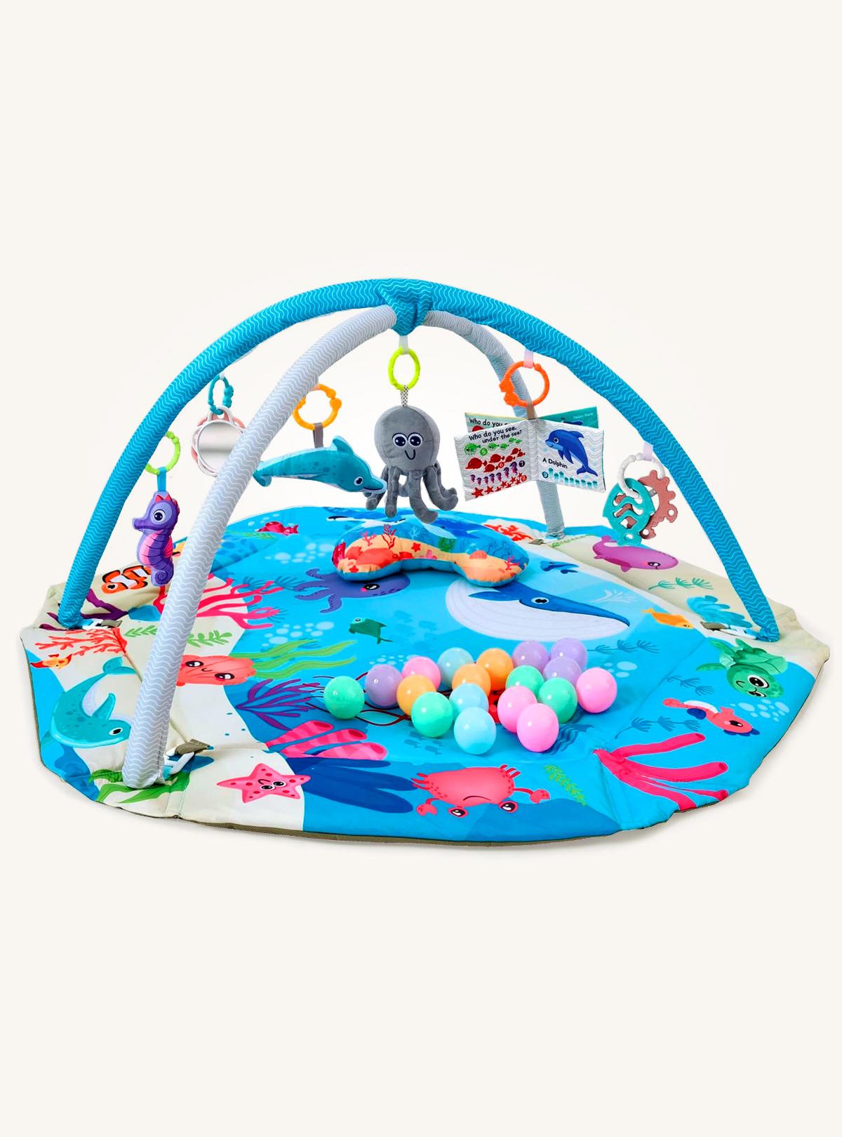 Развивающий коврик интерактивный DobraMama Синий (73699)