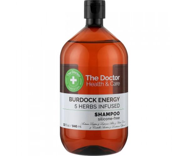 Шампунь The Doctor Health & Care Burdock Energy 5 Herbs Infused Репейная сила 946 мл (8588006041682) - фото 1