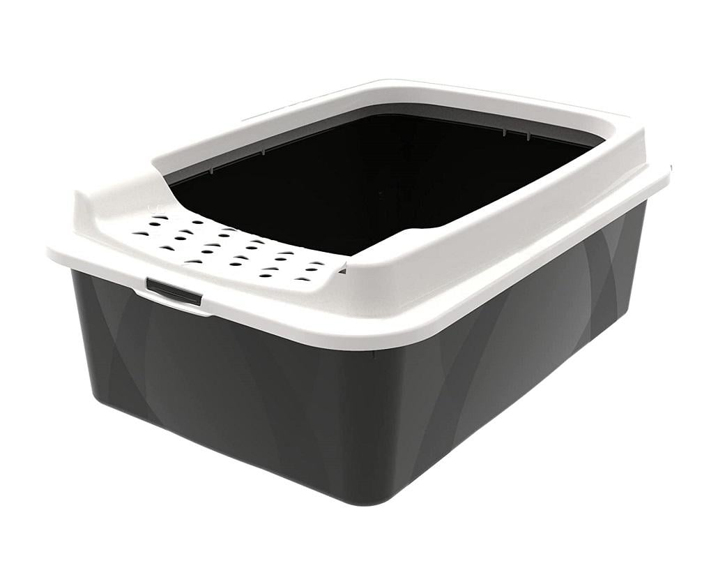 Туалет для кошек открытый Rotho Bonnie Черный (40047-4) Туалет для кошек открытый Rotho Bonnie Черный (40047-4)