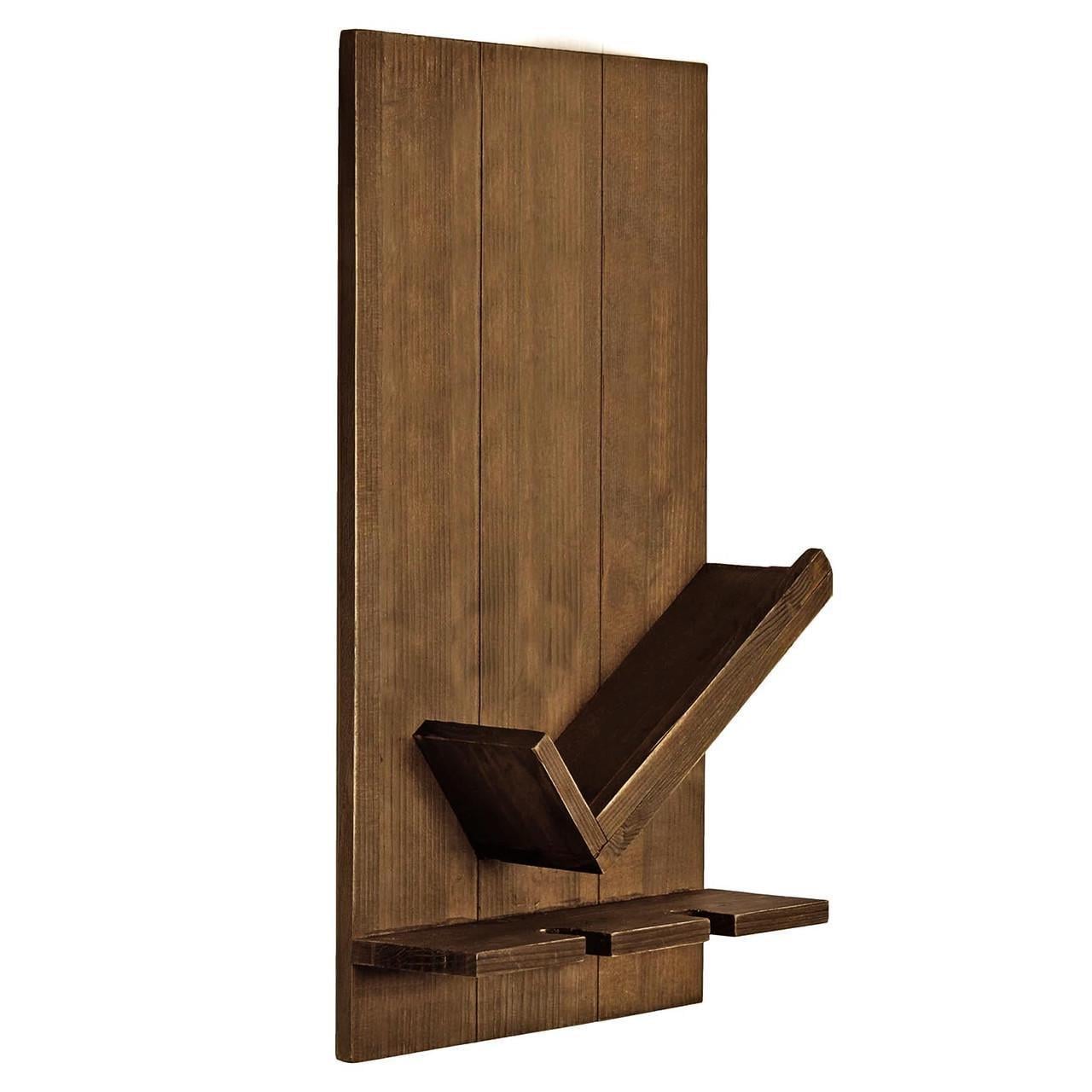 Полка для вина настенная из дерева Хикари Тектона (ПНК-002424)