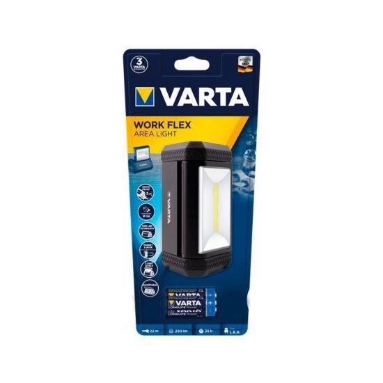 Фонарь инспекционный Varta WORK FLEX AREA LIGHT 230Lm 3xAAA (17648101421) - фото 4
