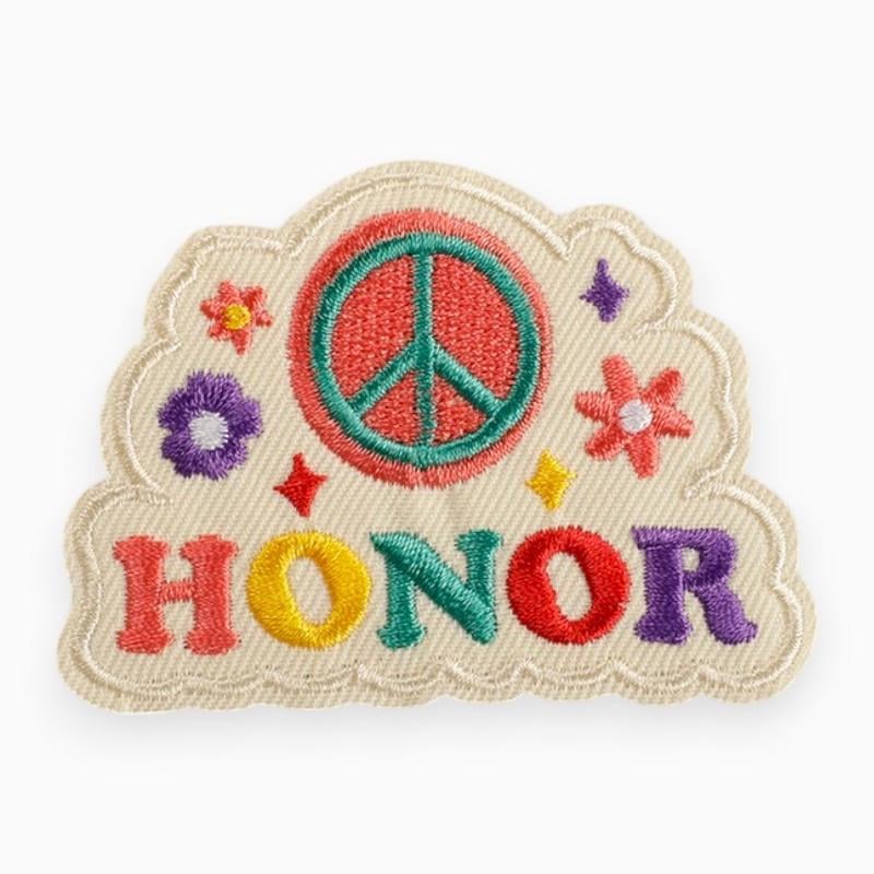 Термоаппликация HONOR вышитая 5,2х7,2 см 1 шт. Разноцветный (АК5272б52)