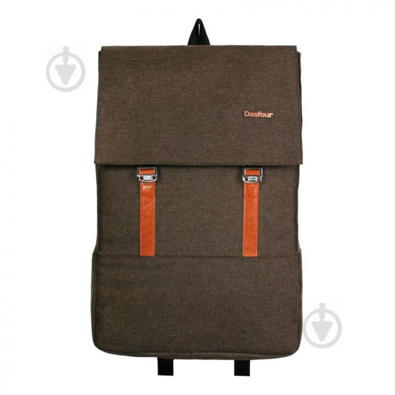 Рюкзак Dasfour City Flap Shot 15.6'' Brown (20622)