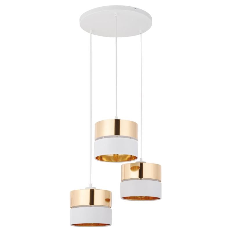 Люстра TK Lighting 4774 Hilton 3 White/Gold (14163331)