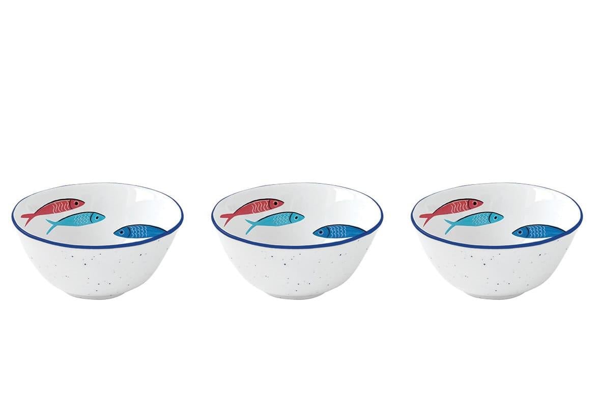 Набор салатников Easy Life Sardine's Party 10 см 3 шт. (R2215#SARD)