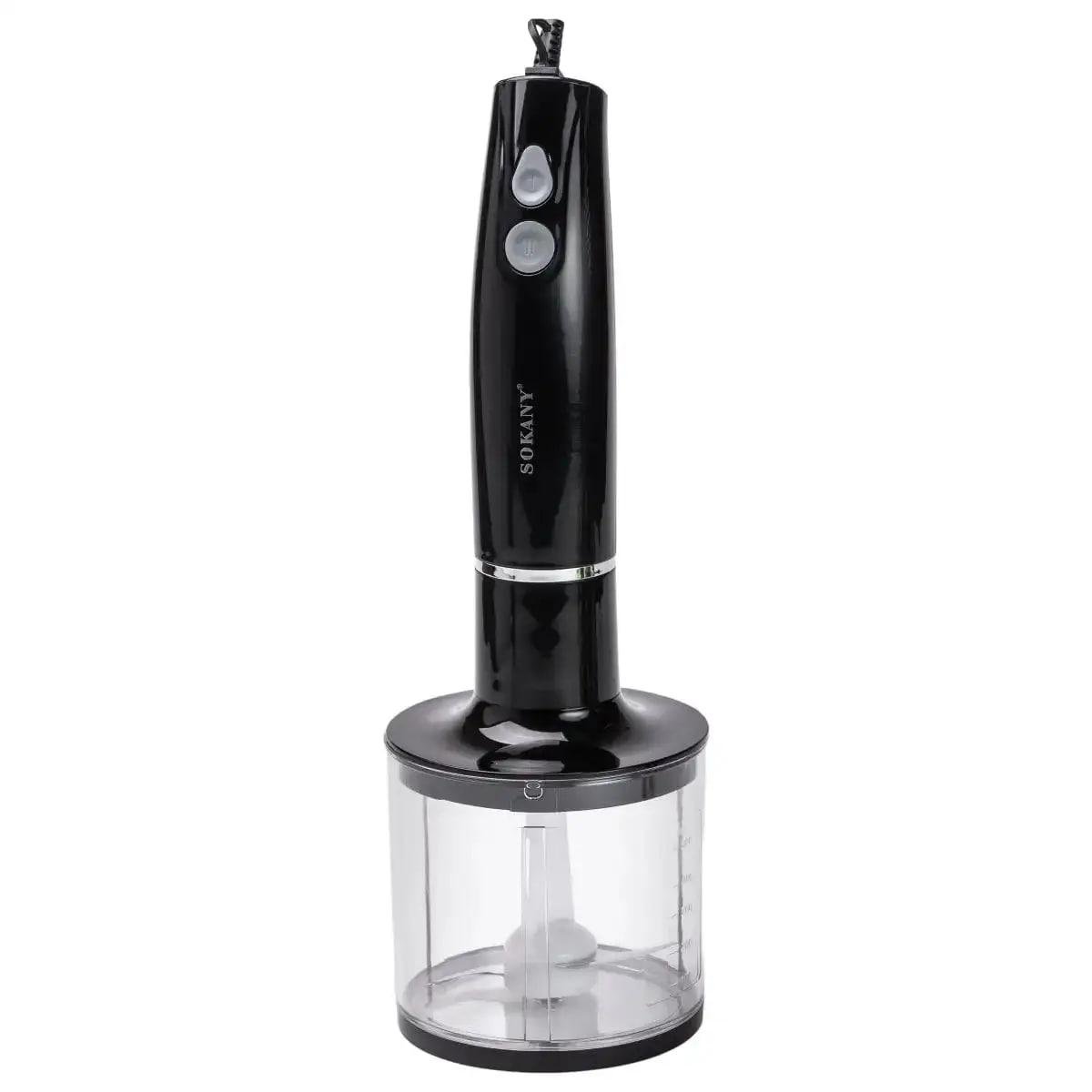 Блендер погружной ручной Sokany SK-DD-1812 с 3 насадками Черный (260779) - фото 7 Блендер погружной ручной Sokany SK-DD-1812 с 3 насадками Черный (260779) - фото 7