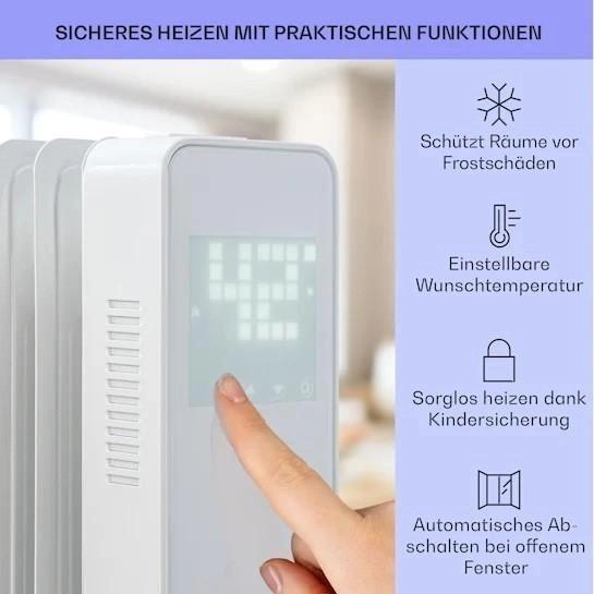 Масляний радіатор KLARSTEIN Sanford Smart (10041359) - фото 4 Масляний радіатор KLARSTEIN Sanford Smart (10041359) - фото 4