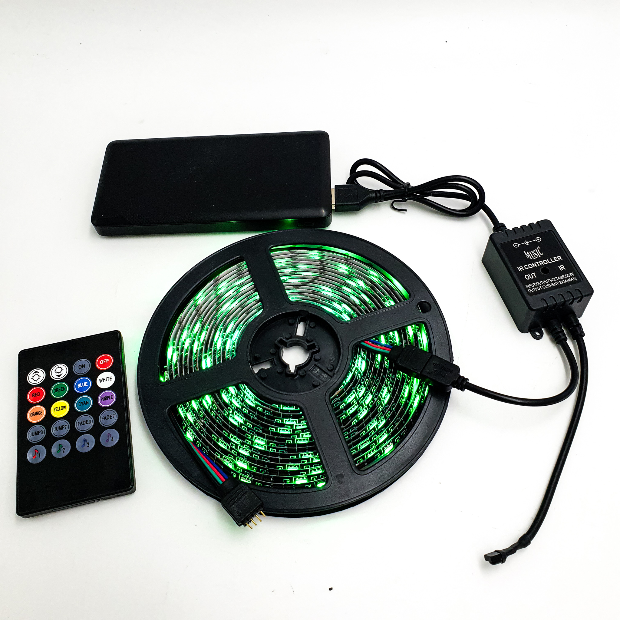 Світлодіодна стрічка SMD 5050 RGB 8 кольорів 5 м - фото 6