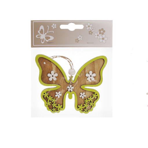 Декор на подвесе BonaDi Бабочка 10,5 см Зеленый (781-919) - фото 2
