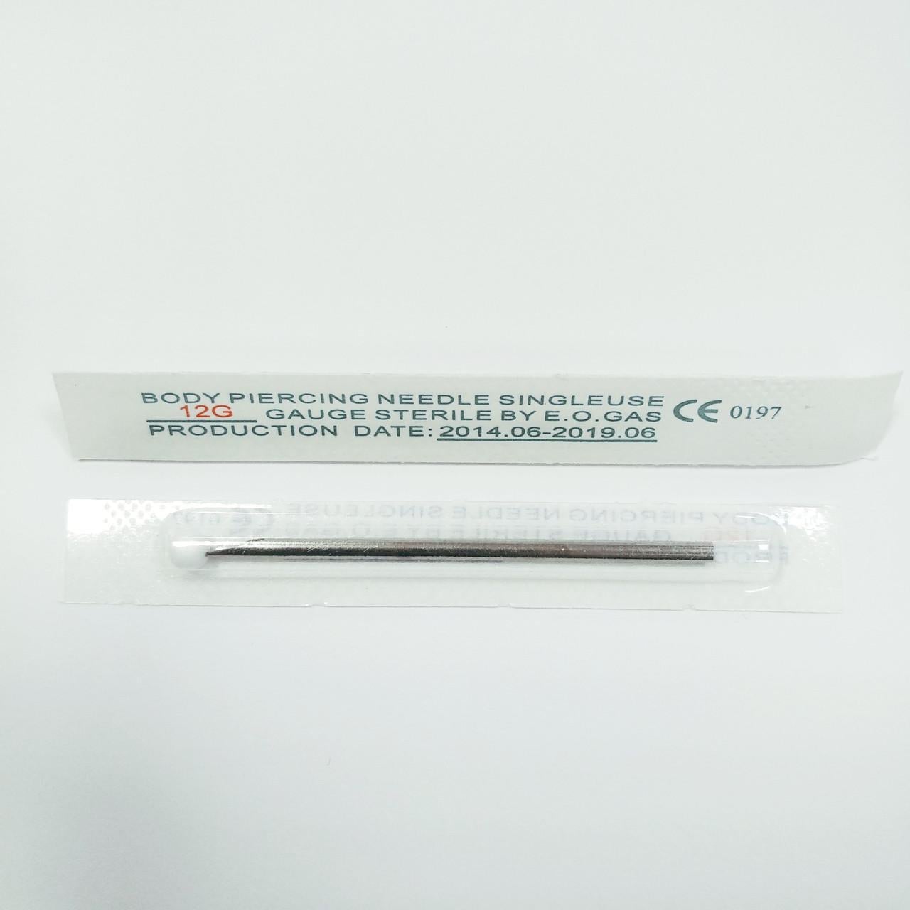 Голка для пірсингу 12G 2 мм