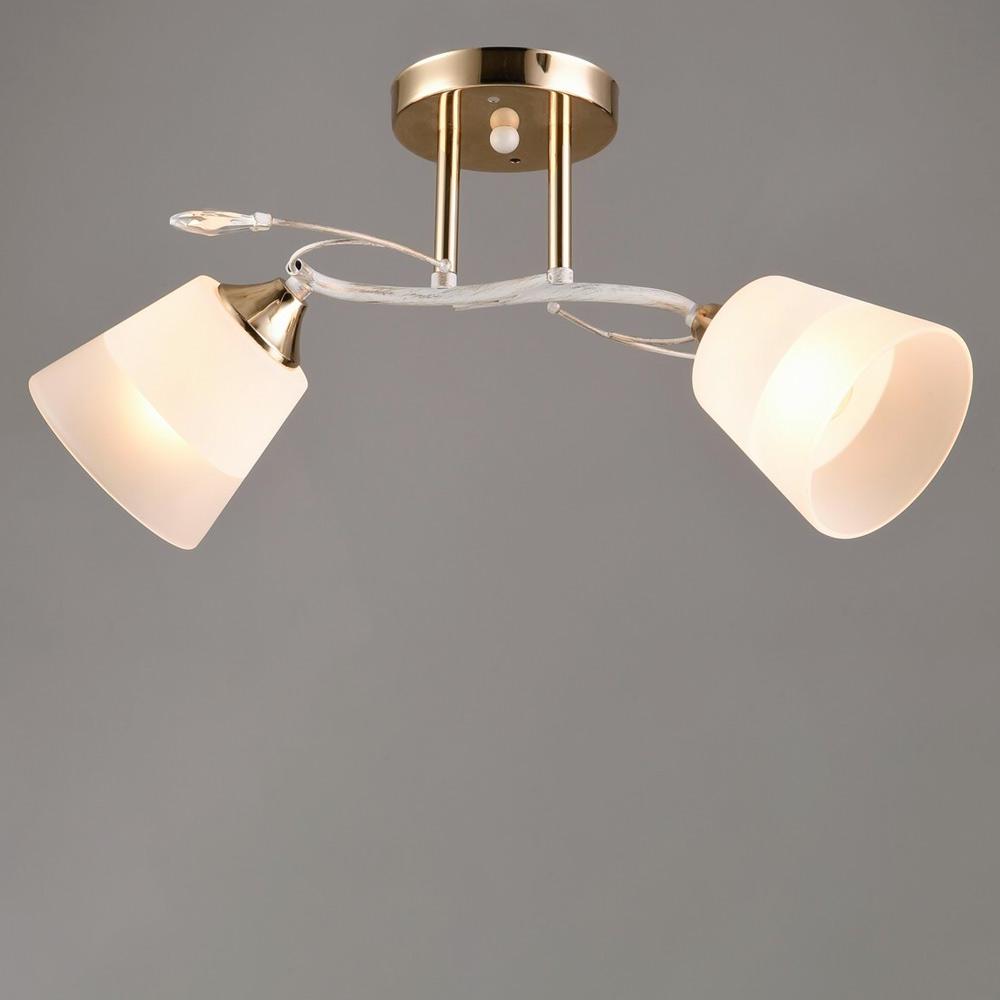 Люстра потолочная Light House SRS-19239/2 Золотой/Белый