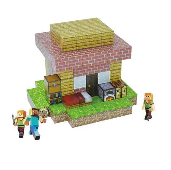 Конструктор Magnetic Cube Хатина з цегли з магнітними елементами 122 шт. (2104618676) - фото 6 Конструктор Magnetic Cube Хатина з цегли з магнітними елементами 122 шт. (2104618676) - фото 6