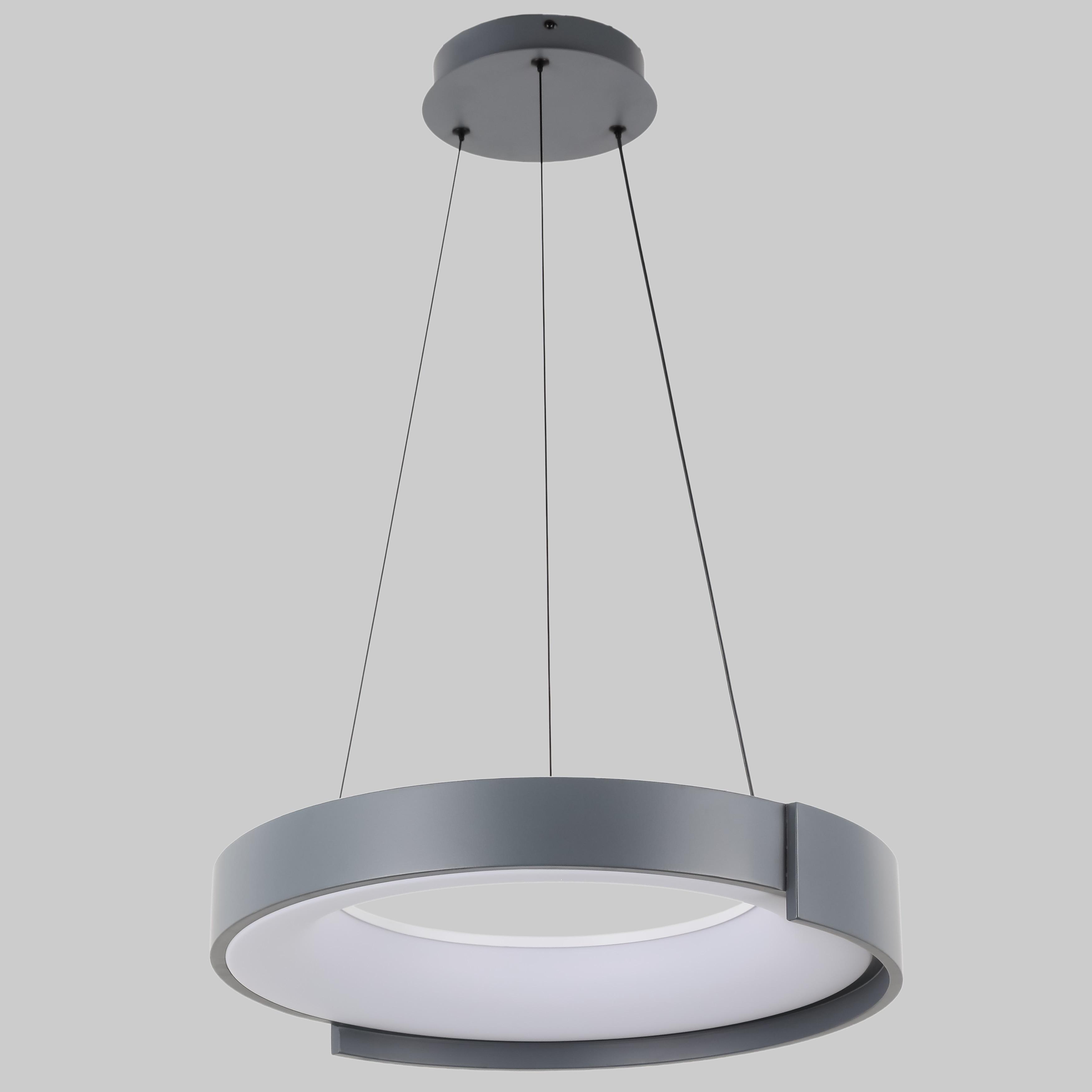 Люстра подвесная Led 74W Серый (81-P3167 (500) GY)