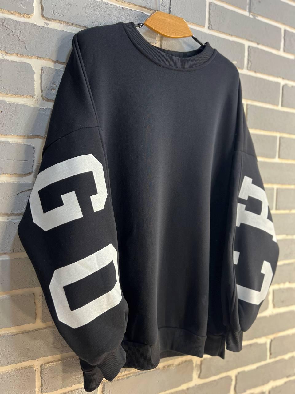 Свитшот женский DAVRAS 8174 CHICAGO удлиненный утепленный на флисе OS Черный (1241) - фото 3 Свитшот женский DAVRAS 8174 CHICAGO удлиненный утепленный на флисе OS Черный (1241) - фото 3