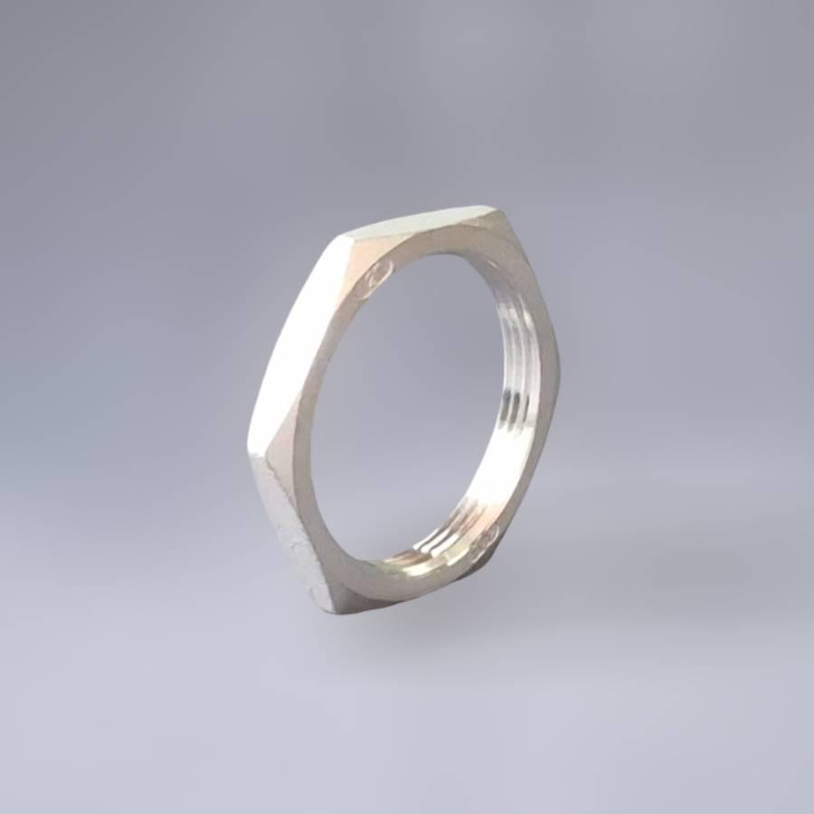 Контргайка муфтовая нержавеющая Ду50 2" н/ж сталь AISI304 резьба BSPP G2" Class 150 (PN20) - фото 11 Контргайка муфтовая нержавеющая Ду50 2" н/ж сталь AISI304 резьба BSPP G2" Class 150 (PN20) - фото 11