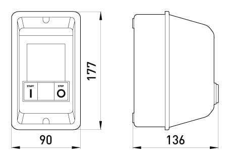 Контактор-пускатель в оболочке E.NEXT e.industrial.ukq.18mb 18А 400 В (i0100003) - фото 2