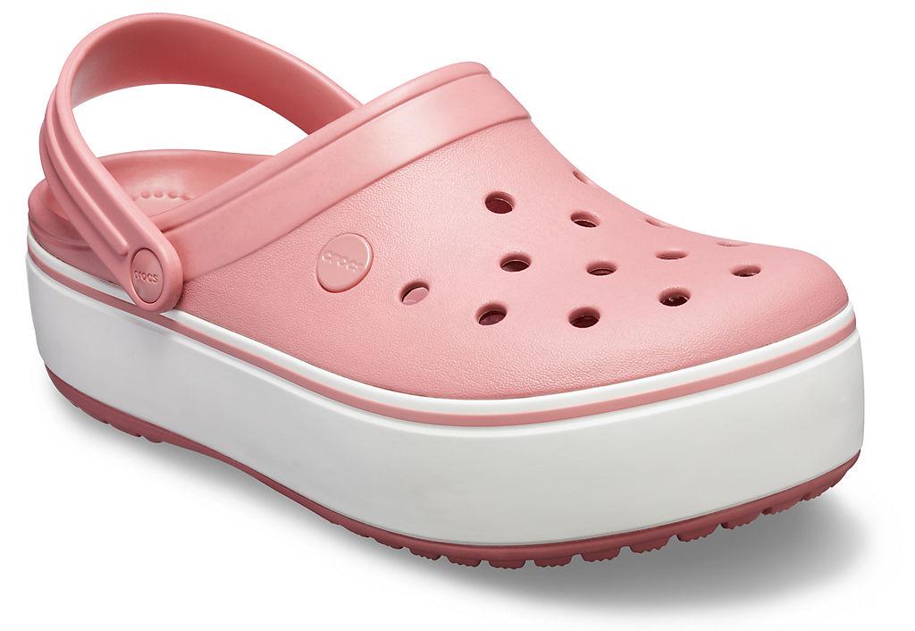 Сабо Crocs Crocband Platform Clog M5-W7 р. 37 Blossom/White - фото 3