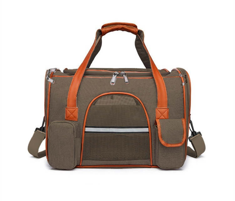 Сумка для переноски домашних питомцев Moorpet CP-63 50х30х30 см Brown (3_06688)