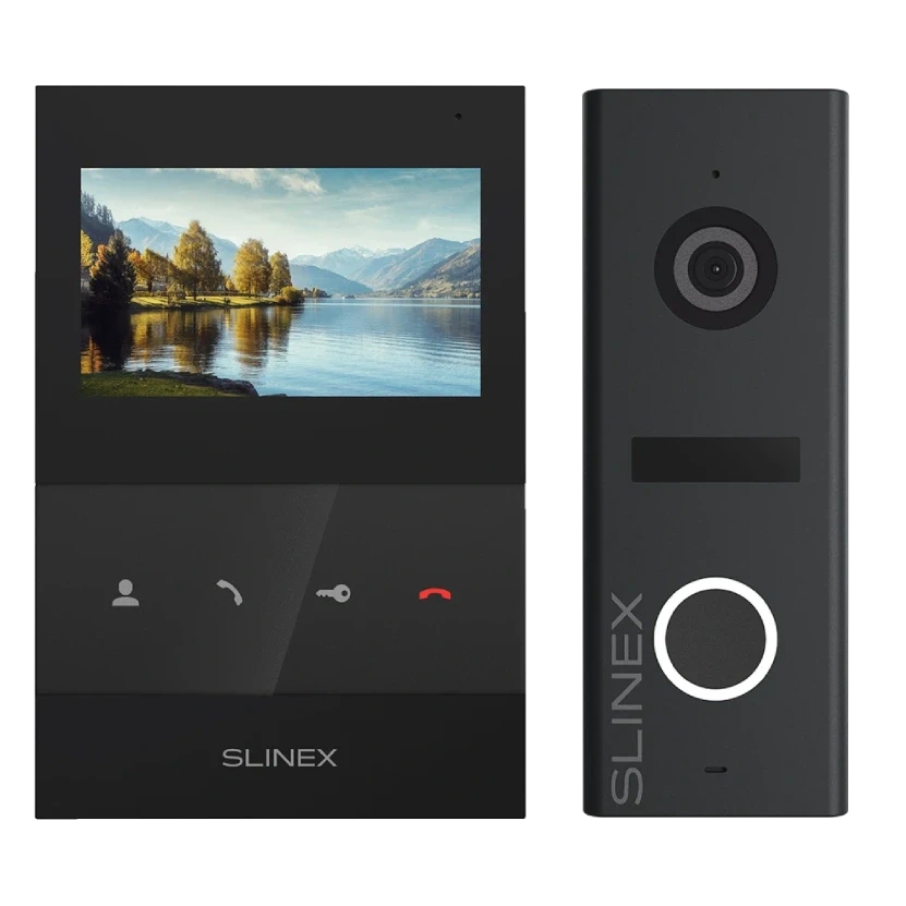 Комплект видеодомофона Slinex SQ-04 с ML-17HR Black/Graphite (3081177294)