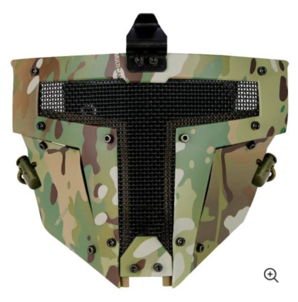 Маска Iron Man с креплением к шлему Airsoft Мультикам (MK001007) - фото 2 Маска Iron Man с креплением к шлему Airsoft Мультикам (MK001007) - фото 2