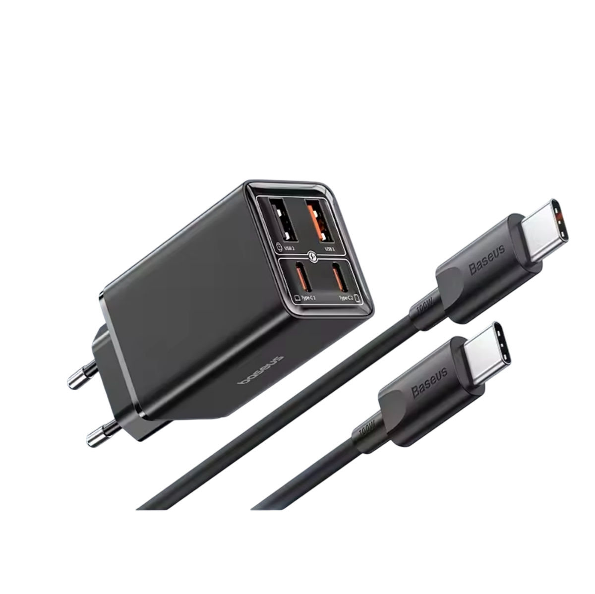 Зарядное устройство для BASEUS GaN6 Pro Fast Charger 2C+2U 65 W Black (28939208) Зарядное устройство для BASEUS GaN6 Pro Fast Charger 2C+2U 65 W Black (28939208)