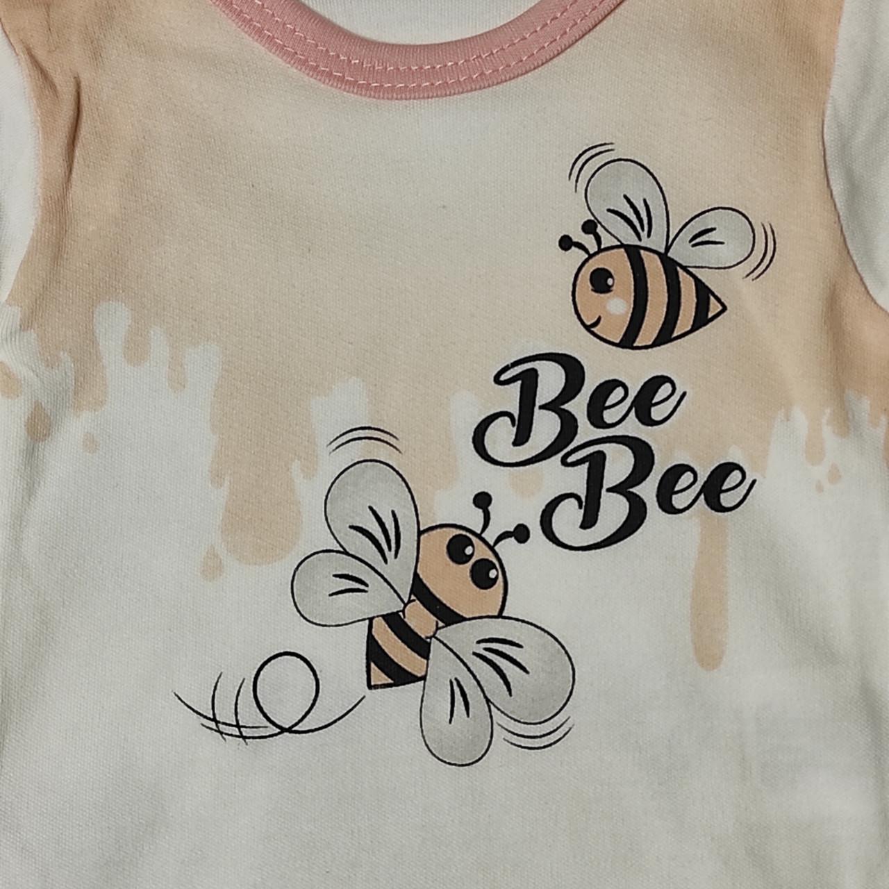 Бодик Пчелки 86 см Молочный (19872-86) - фото 5 Бодик Пчелки 86 см Молочный (19872-86) - фото 5