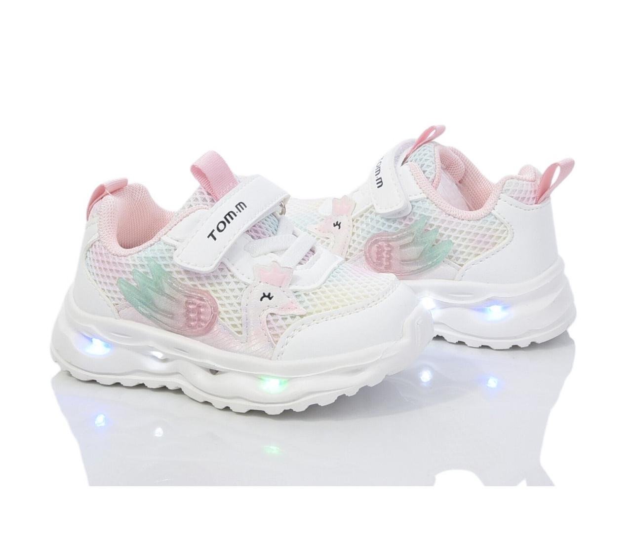 Кроссовки для девочек TOM.M 114838/21 р. 21 Белый Кроссовки для девочек TOM.M 114838/21 р. 21 Белый