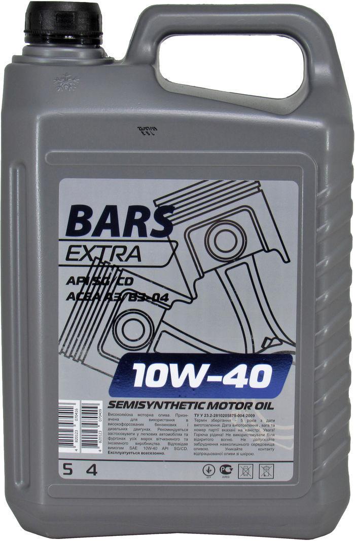 Моторное масло Bars extra бензин/дизель 10W-40 5 л (1408340)