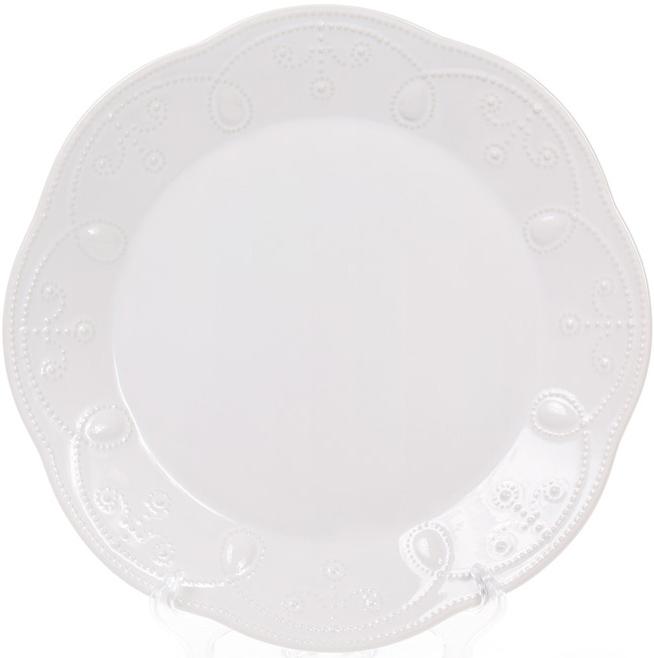 Набор обеденных тарелок Leeds Ceramics Ø 28,5 см каменная керамика 6 шт. Белый (BD-931-170)