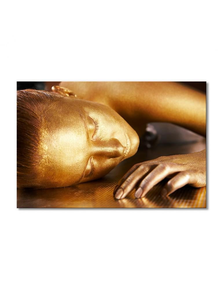 Картина модульная Позолоченная девушка 1 модуль 60x90 см