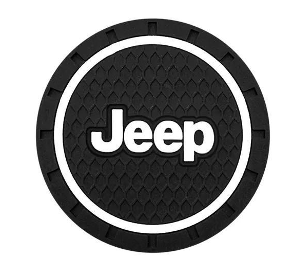 Коврики антискользящие JEEP в подстаканники 2 шт. (1379111507)
