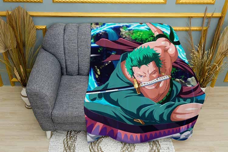 Плед Зоро Ван Пис Zoro One Piece плюш однослойный 150х210 см (113754-1) Плед Зоро Ван Пис Zoro One Piece плюш однослойный 150х210 см (113754-1)