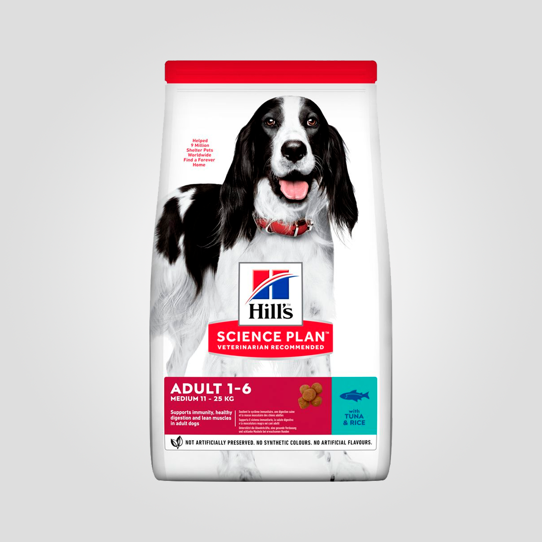 Корм сухой Hill's Science Plan Medium Breed для собак средних пород с тунцем 2,5 кг (2217709321)