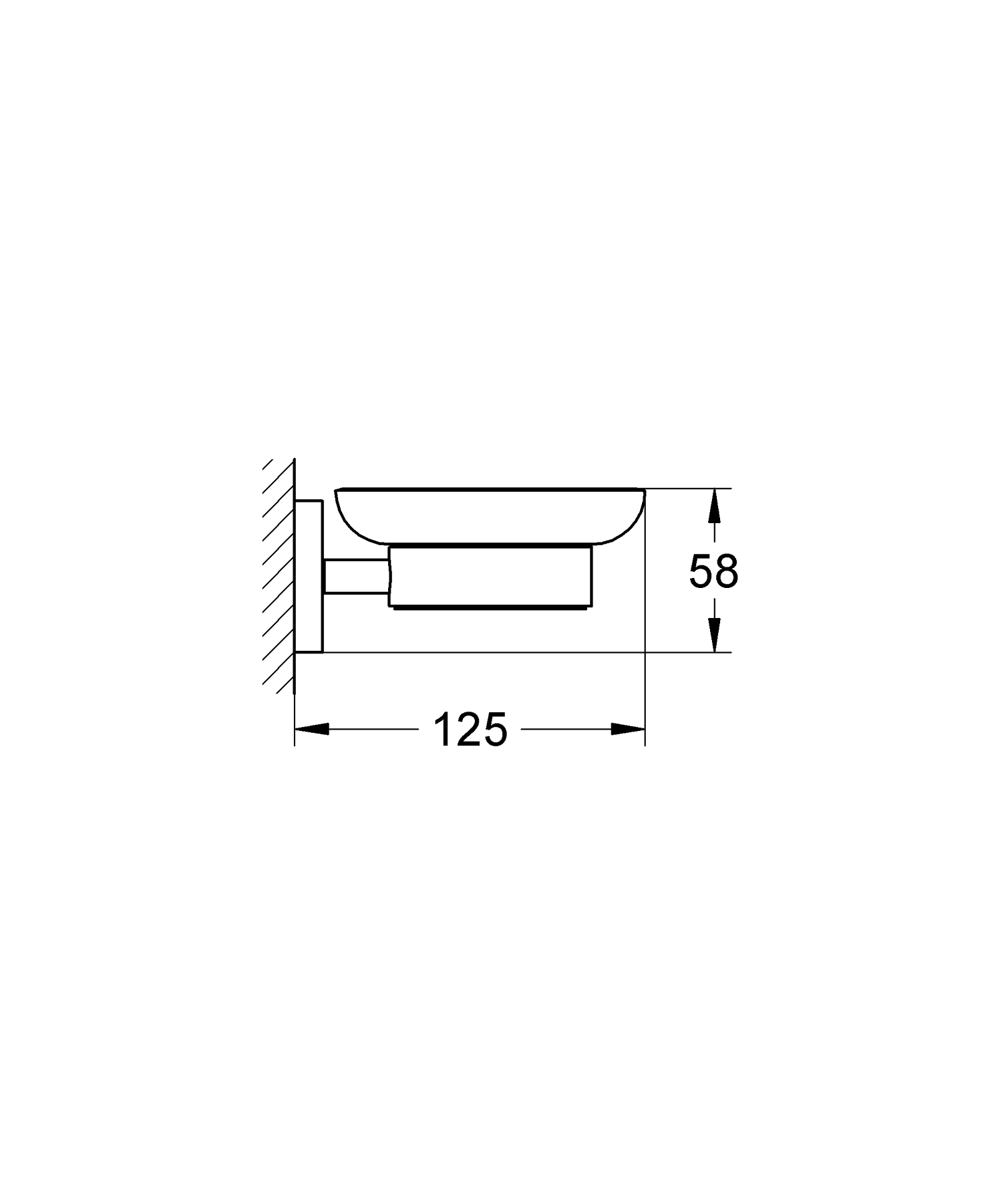 Мыльница Grohe Essentials New (40444001) - фото 6