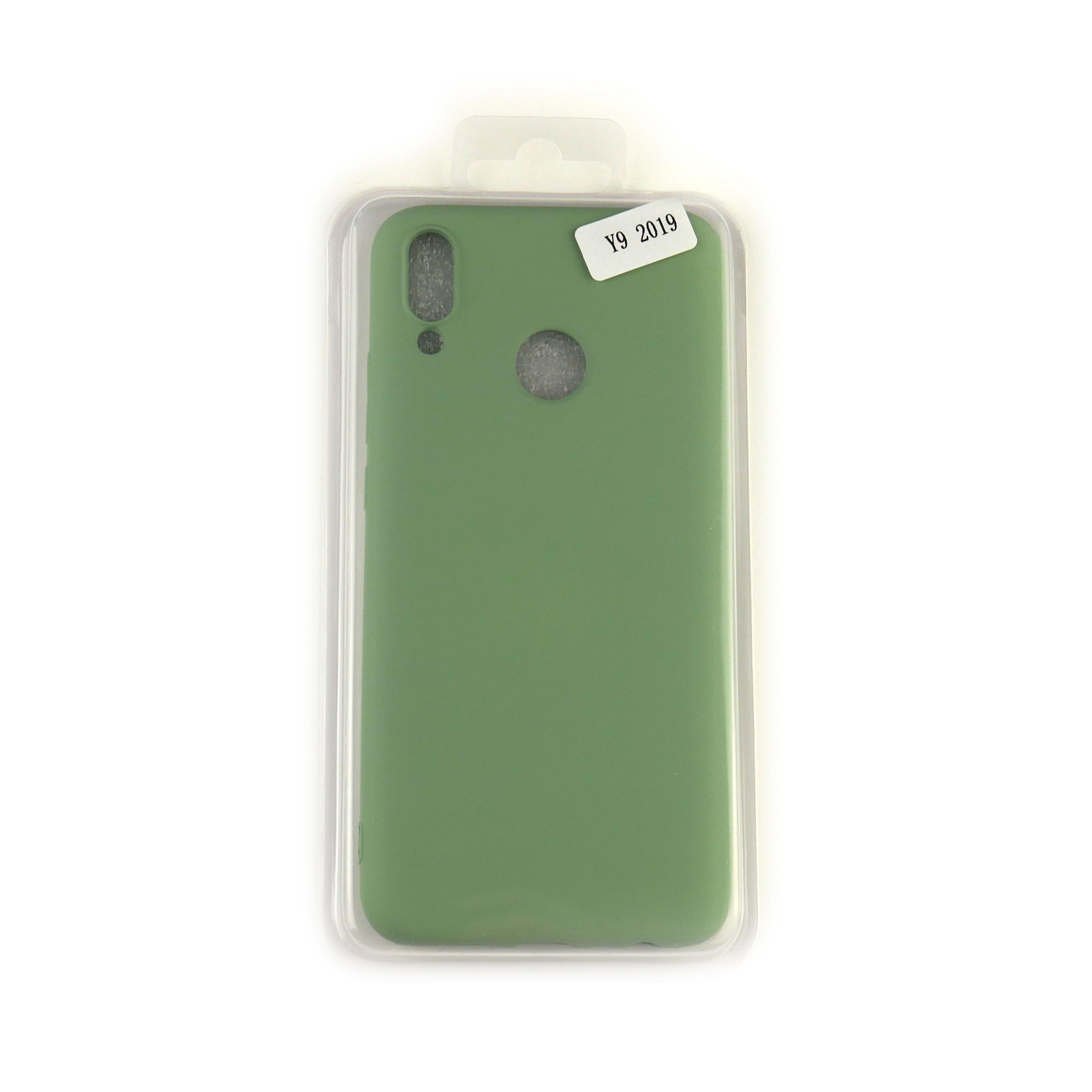 Чехол Silicone Case Full Cover Huawei Y9 2019 Зеленый